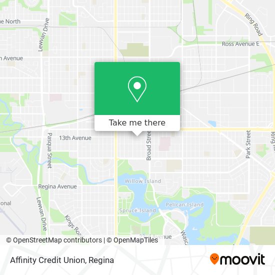 Affinity Credit Union map