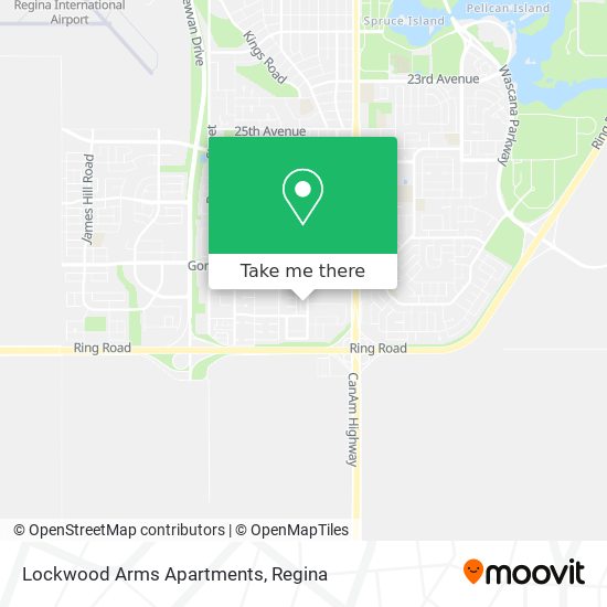 Lockwood Arms Apartments map