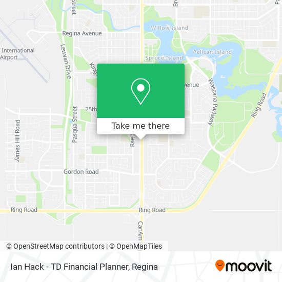 Ian Hack - TD Financial Planner map