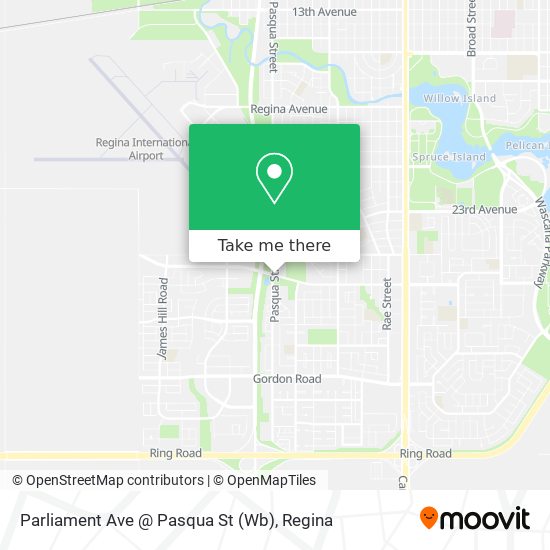 Parliament Ave @ Pasqua St (Wb) map