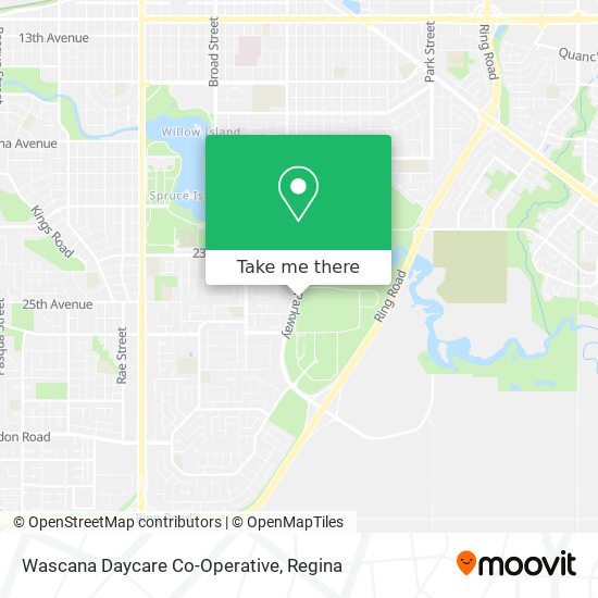 Wascana Daycare Co-Operative map