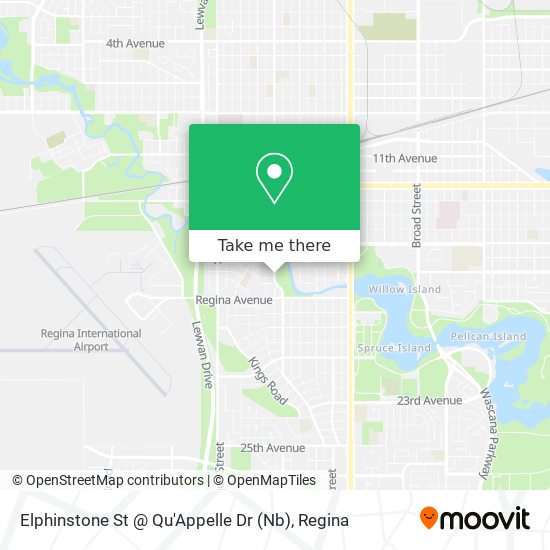 Elphinstone St @ Qu'Appelle Dr (Nb) map