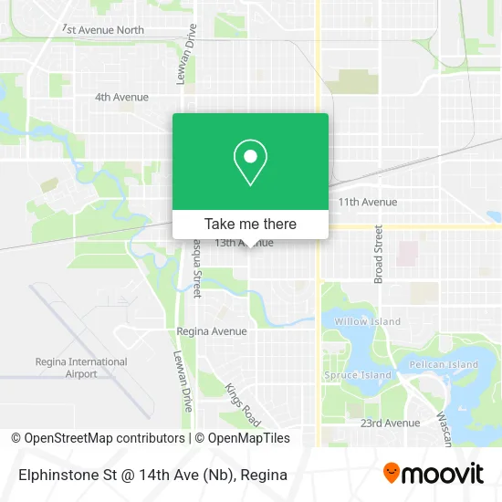 Elphinstone St @ 14th Ave (Nb) map