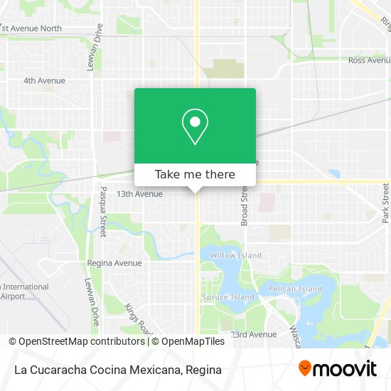 La Cucaracha Cocina Mexicana map