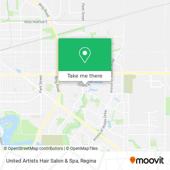 United Artists Hair Salon & Spa map