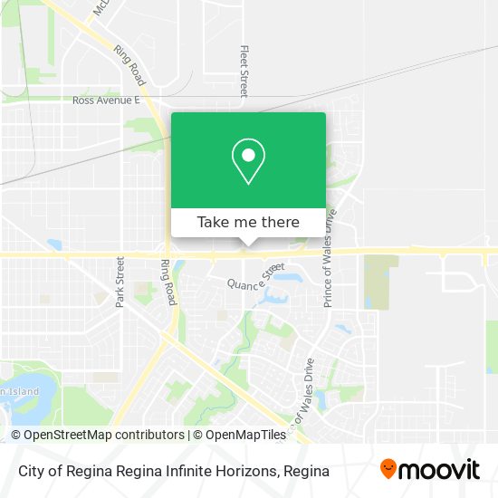City of Regina Regina Infinite Horizons map