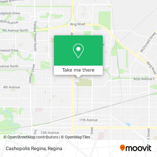 Cashopolis Regina plan