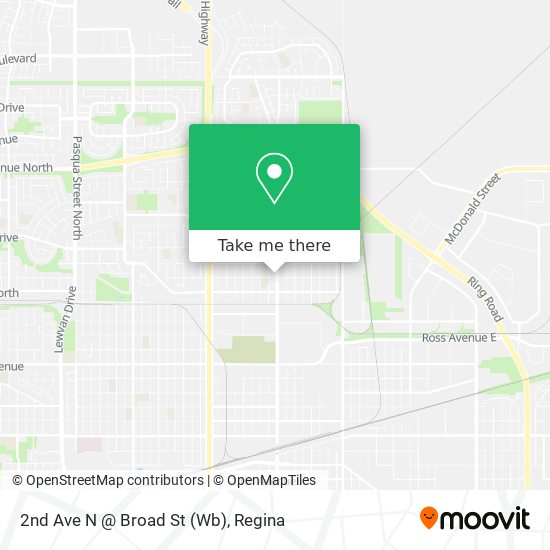 2nd Ave N @ Broad St (Wb) map