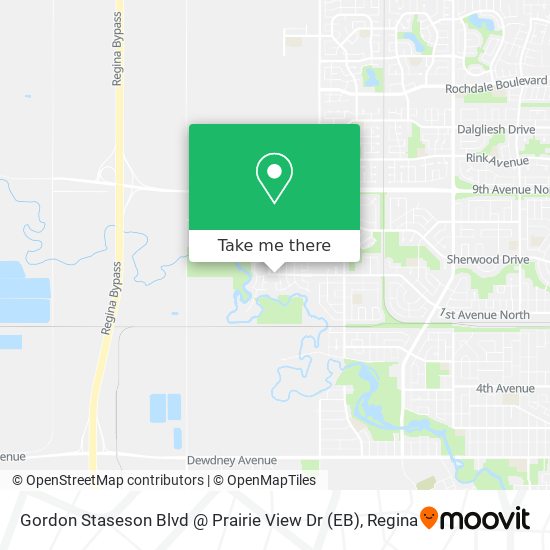 Gordon Staseson Blvd @ Prairie View Dr (EB) map