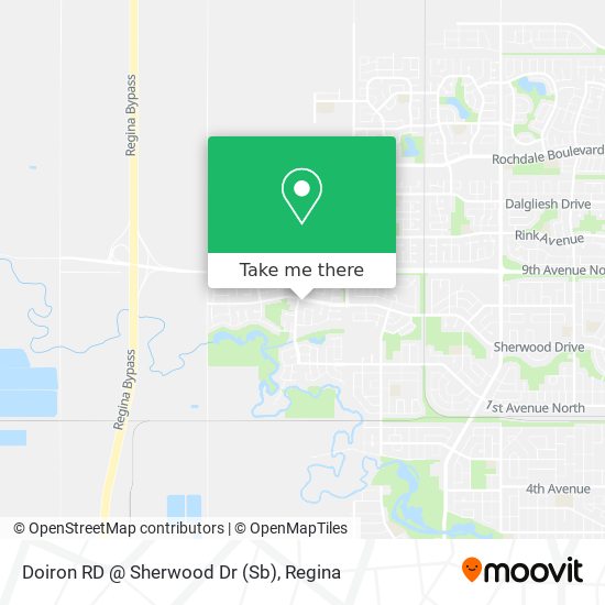 Doiron RD @ Sherwood Dr (Sb) map
