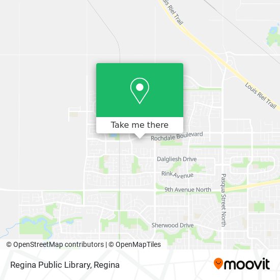 Regina Public Library map