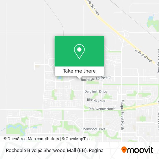 Rochdale Blvd @ Sherwood Mall (EB) map