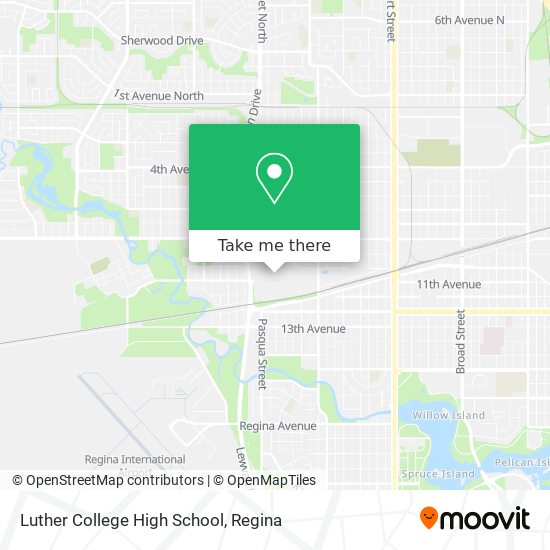 Luther College High School map