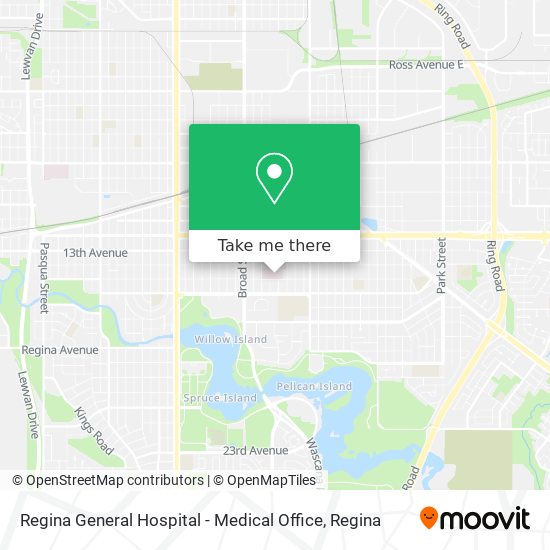 Regina General Hospital - Medical Office plan