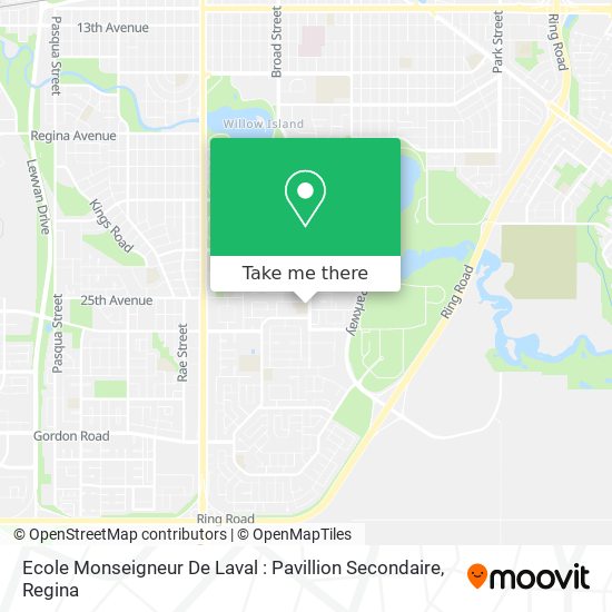 Ecole Monseigneur De Laval : Pavillion Secondaire map