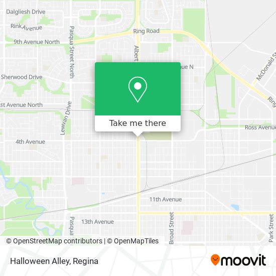 Halloween Alley map