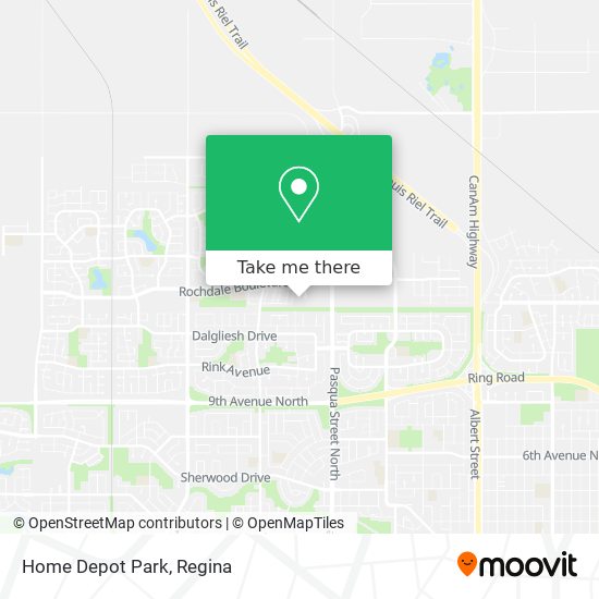 Home Depot Park map