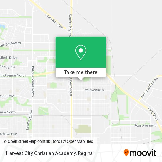 Harvest City Christian Academy map