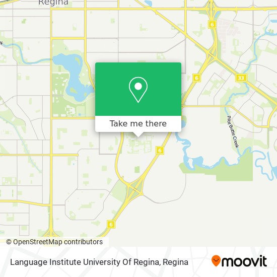 Language Institute University Of Regina map