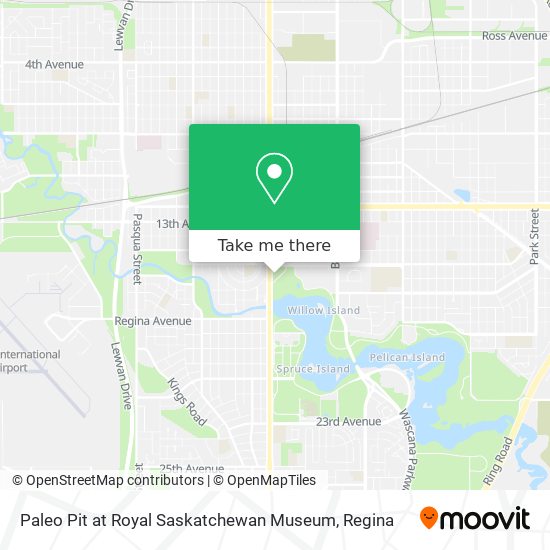 Paleo Pit at Royal Saskatchewan Museum plan