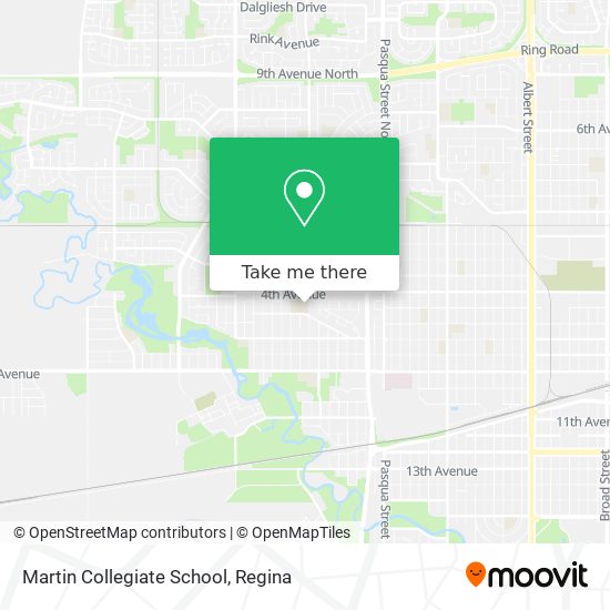 Martin Collegiate School map
