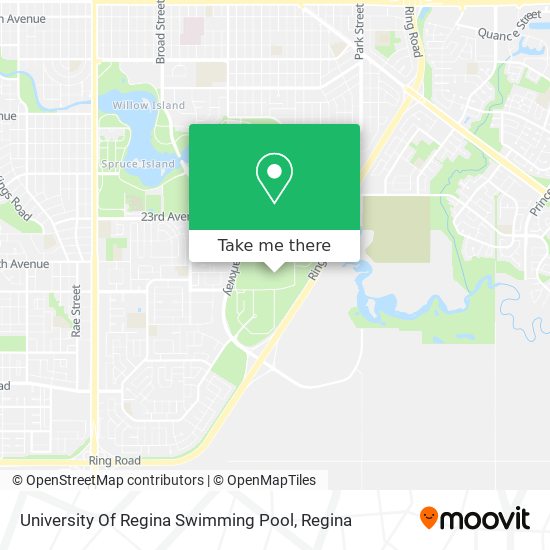 University Of Regina Swimming Pool map