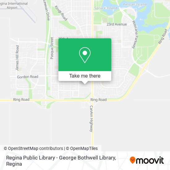 Regina Public Library - George Bothwell Library map