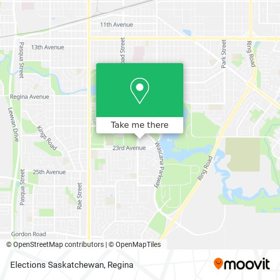 Elections Saskatchewan map