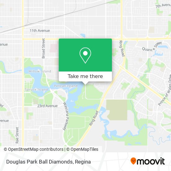 Douglas Park Ball Diamonds map