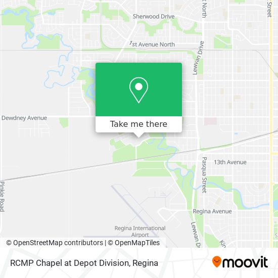 RCMP Chapel at Depot Division plan
