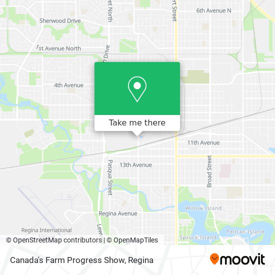 Canada's Farm Progress Show map