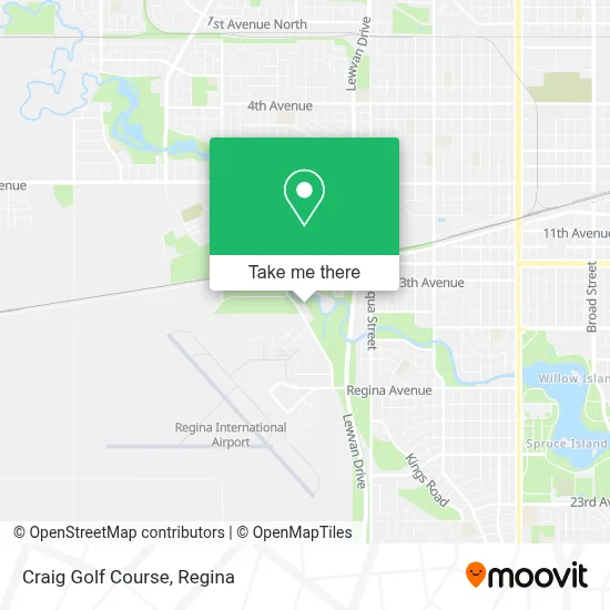 Craig Golf Course map