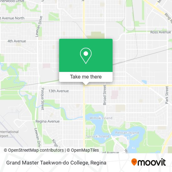 Grand Master Taekwon-do College map