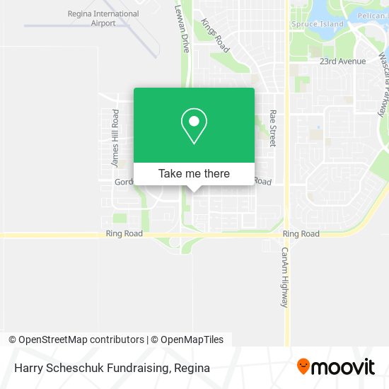 Harry Scheschuk Fundraising map