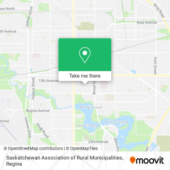 Saskatchewan Association of Rural Municipalities map