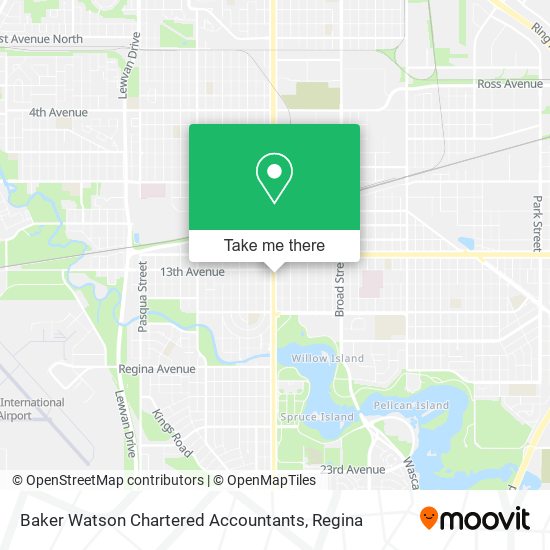 Baker Watson Chartered Accountants map