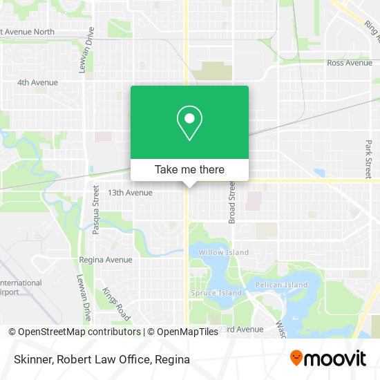 Skinner, Robert Law Office map