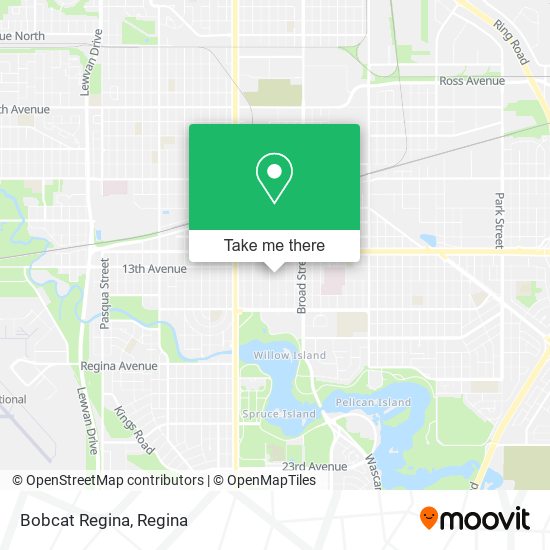 Bobcat Regina map