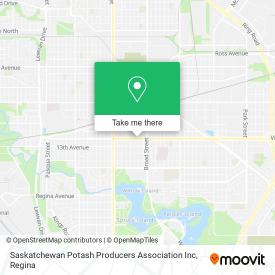 Saskatchewan Potash Producers Association Inc map