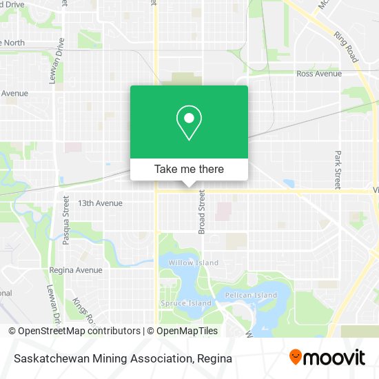 Saskatchewan Mining Association map
