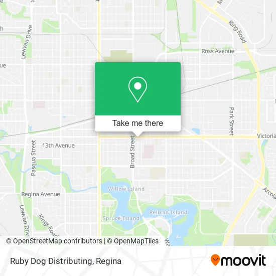 Ruby Dog Distributing map