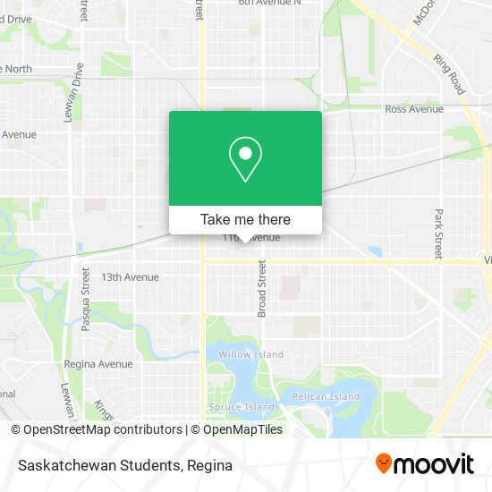 Saskatchewan Students map