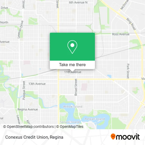 Conexus Credit Union map