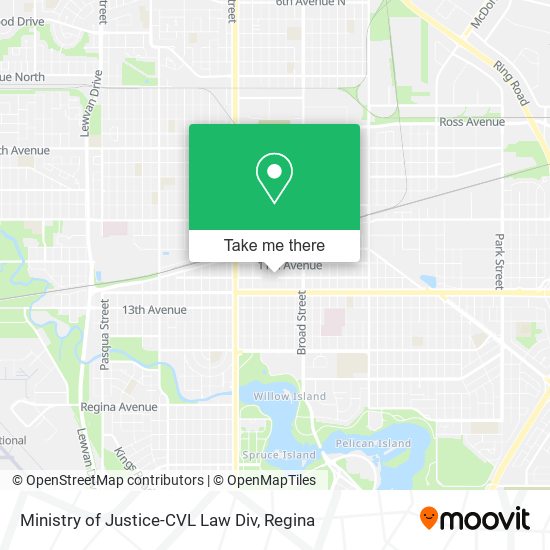 Ministry of Justice-CVL Law Div map