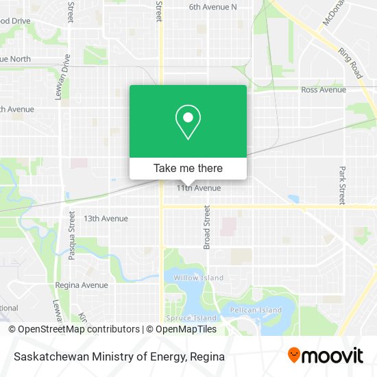 Saskatchewan Ministry of Energy map