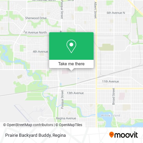 Prairie Backyard Buddy map