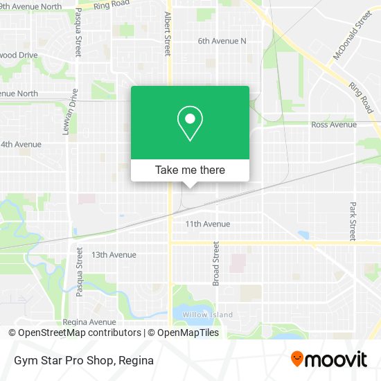 Gym Star Pro Shop map