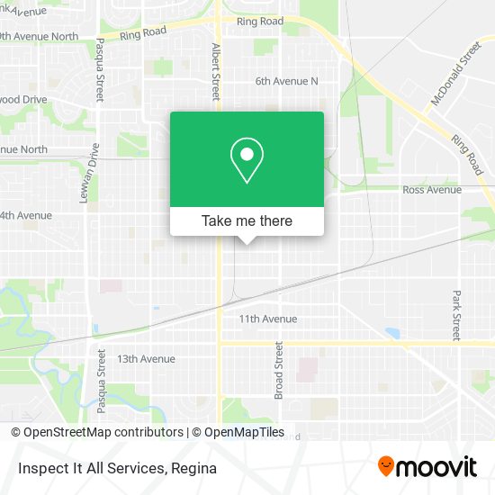 Inspect It All Services map