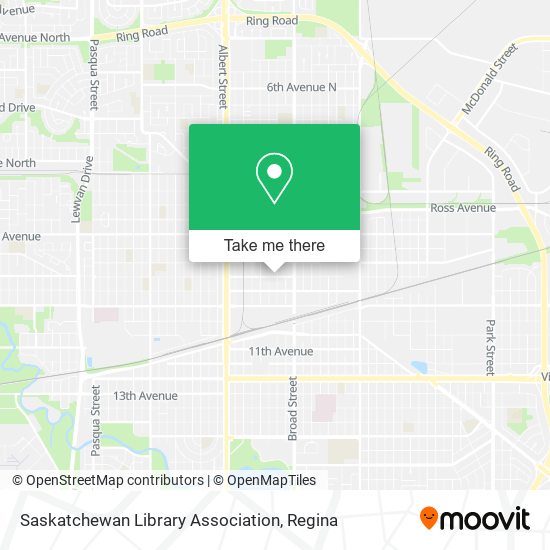 Saskatchewan Library Association map