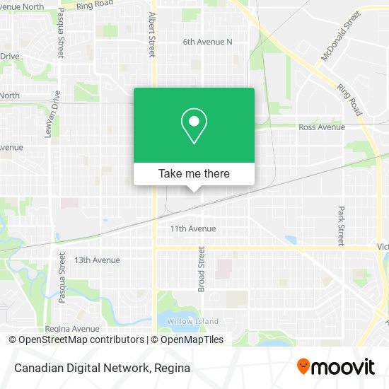 Canadian Digital Network map